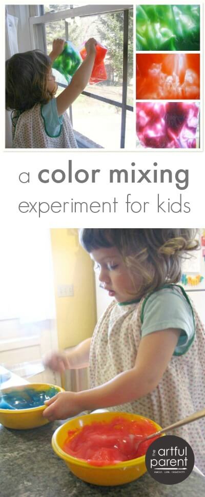 A Color Mixing Experiment for Kids