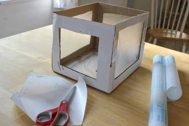 3D nature suncatcher box and paper
