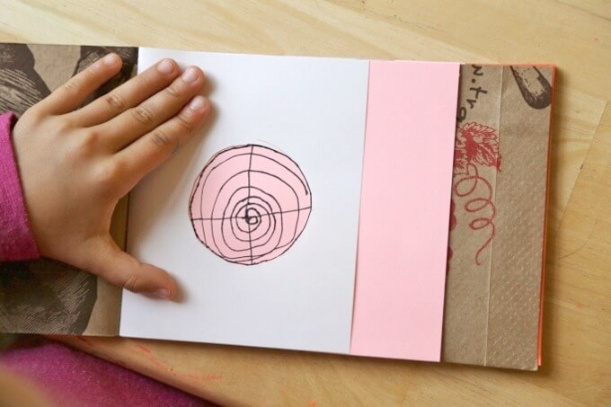 DIY Art Journals for Kids with Hole Drawing Prompts