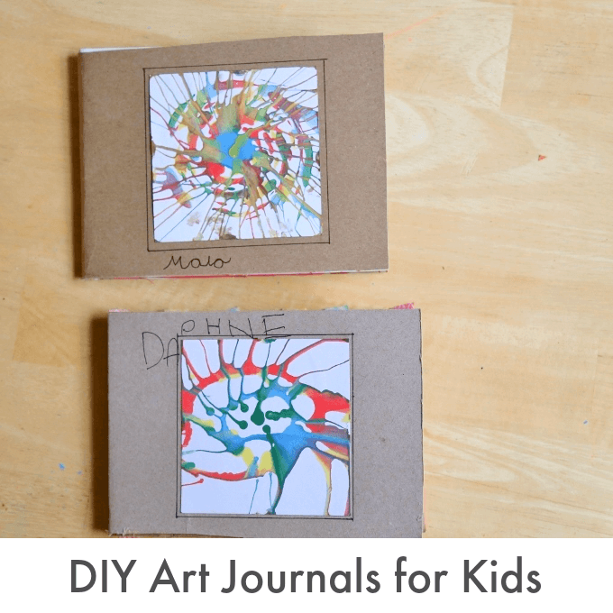 DIY Art Journals for Kids with Drawing Prompts
