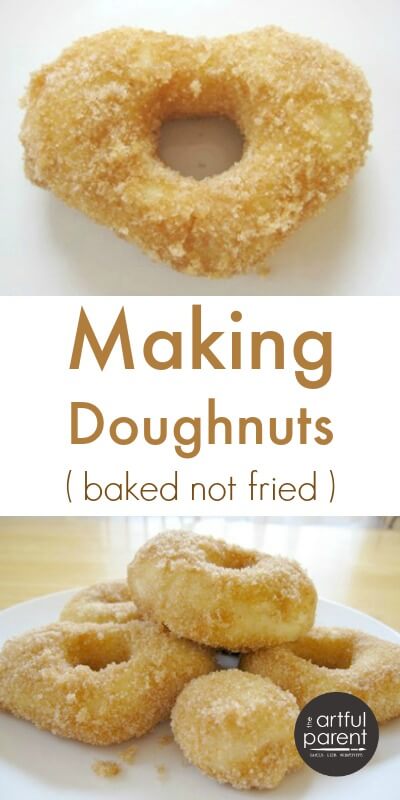 Making Baked Doughnuts with Kids that are Baked not Fried