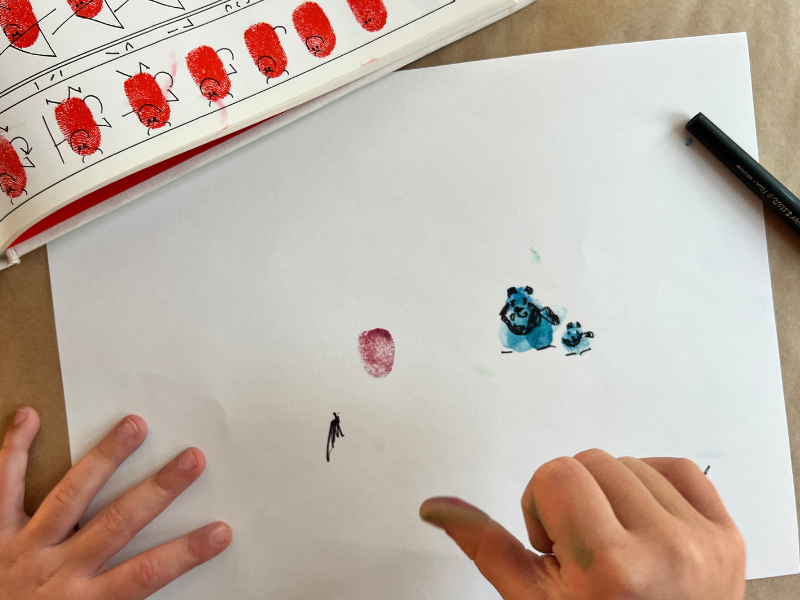fingerprint art