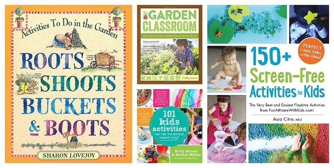 Kids Activity Books for Gardening and Playing