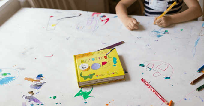 Beautiful Oops Book and Drawing Activity
