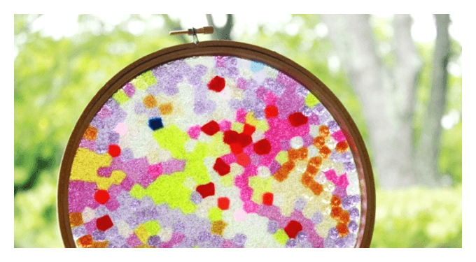 Handmade Mothers Day Gift Ideas - A Melted Bead Suncatcher