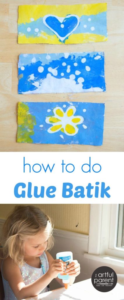 How to Do Glue Batik with Kids