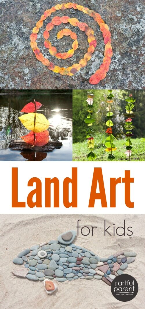 Land Art for Kids using Nature Items