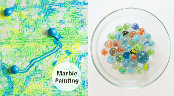 Marble Painting For Kids Is A Fun Action Art Activity With Video