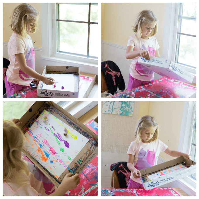 Marble Painting for Kids Instructions