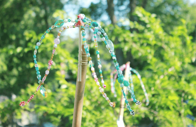 Mother's Day crafts for preschoolers beaded garden ornaments