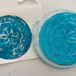 monoprinting with kids featured
