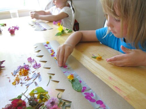 How to Make Simple Flower Crowns with Kids
