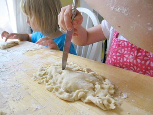Making Blueberry Hand Pies with Kids