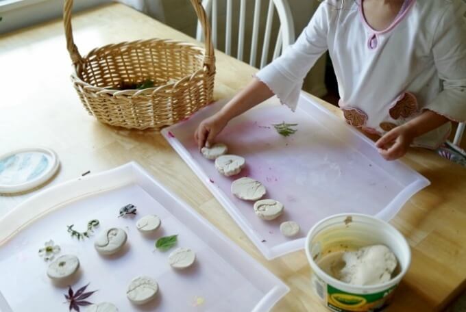 Making Clay Leaf Prints with Air Dry Clay