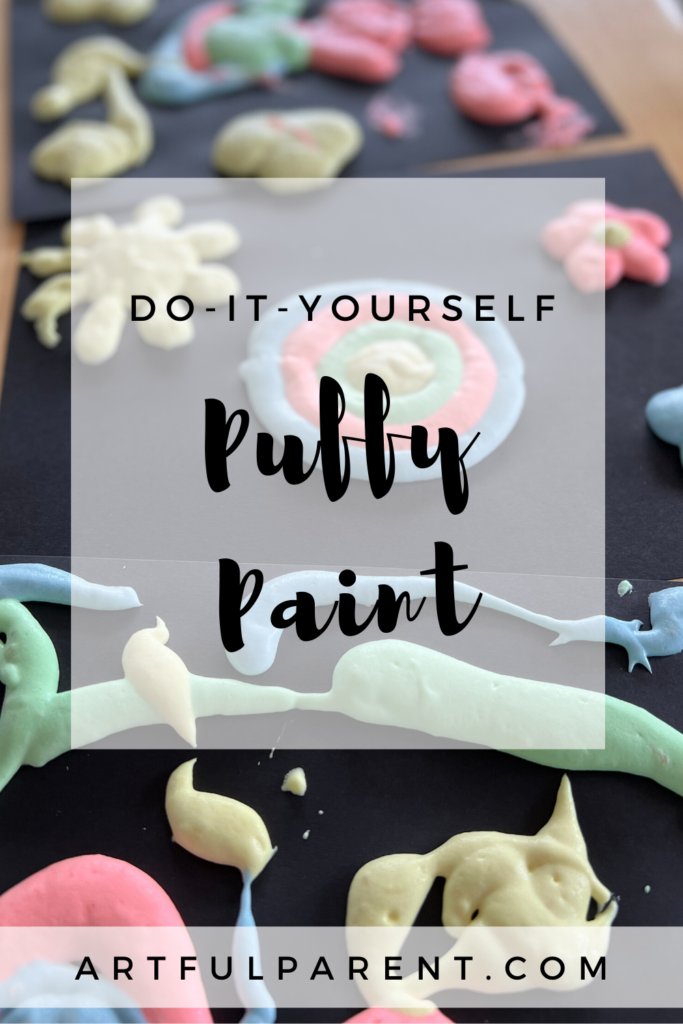 DIY puffy paint pin
