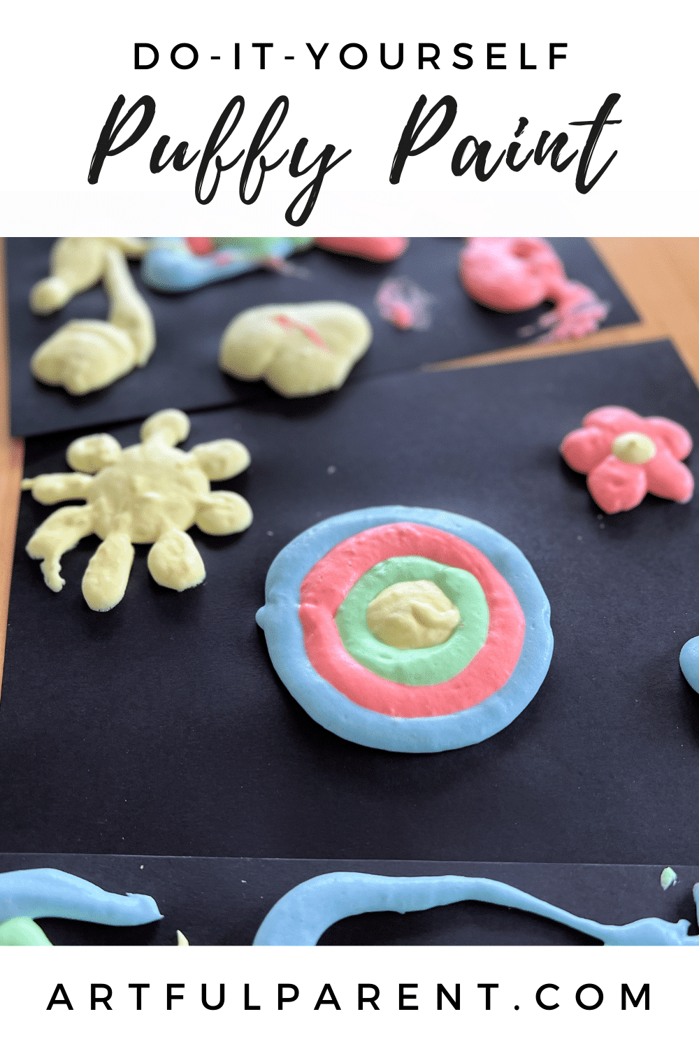 DIY puffy paint pinterest