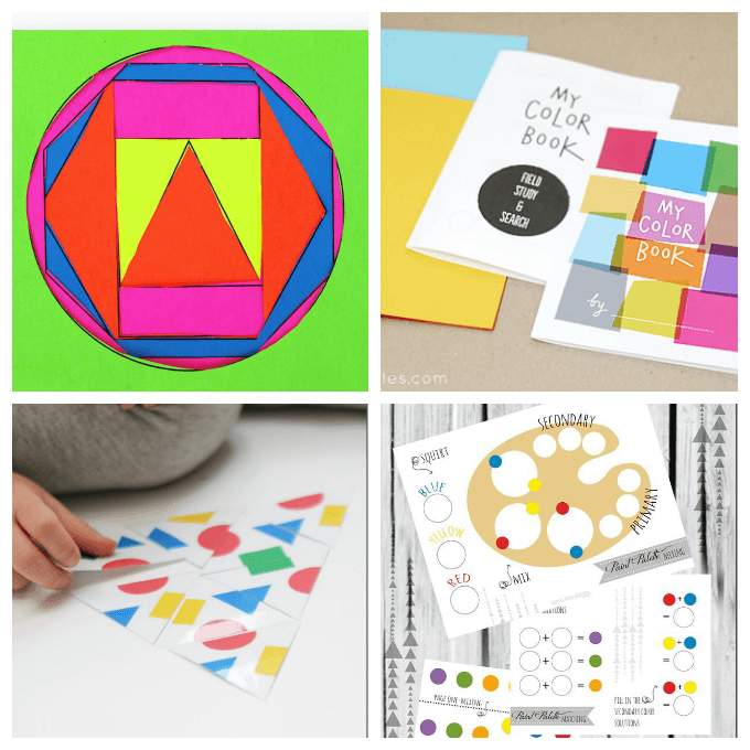Printables to Learn about Colors and Shapes