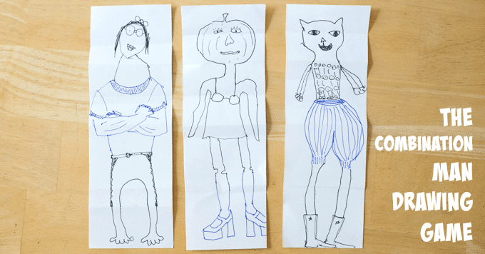 The Combination Man or Exquisite Corpse Drawing Game