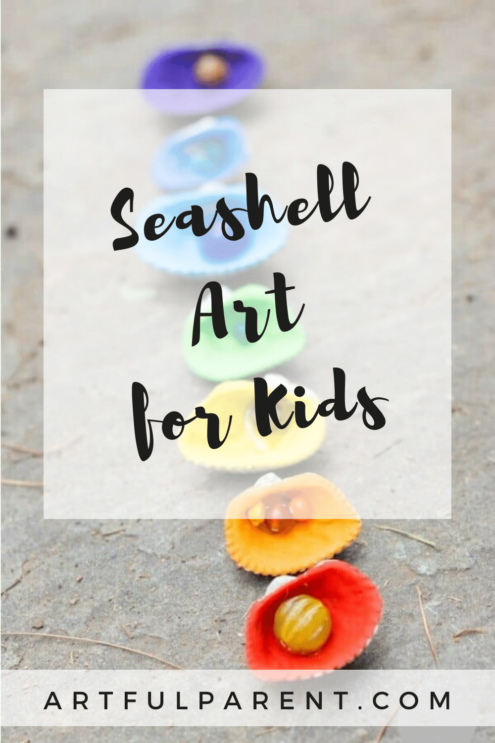 How to Make Colorful Seashell Art