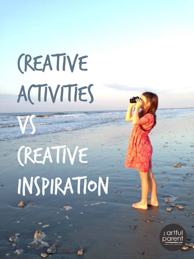 Creative Activities versus Creative Inspiration (and Why Both are Important)