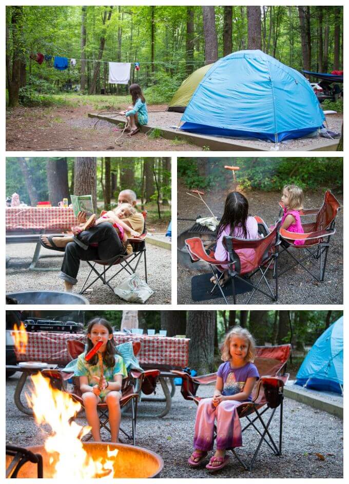 Family Camping at Cataloochee