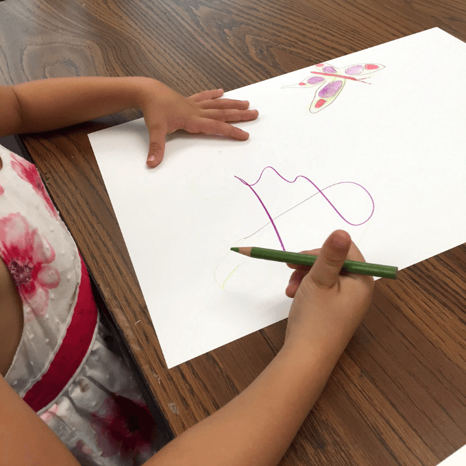 Playing the Scribble Challenge Drawing Game with Kids