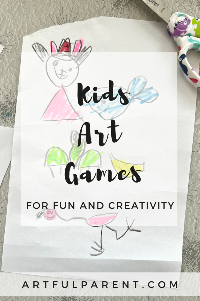 kids art games pin