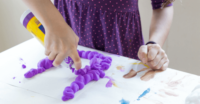 Foam Paint for Kids Process Art