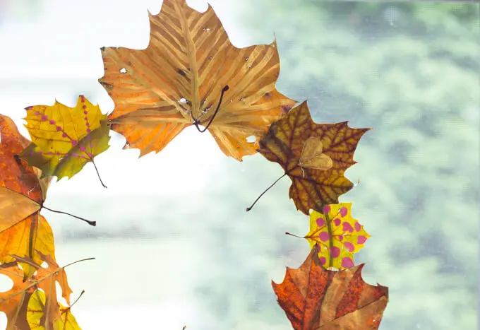 Fall Leaf Wreath