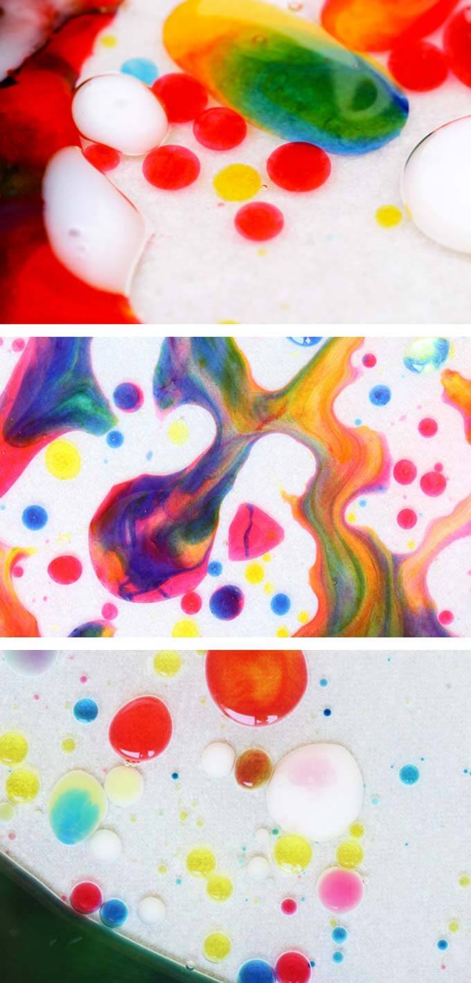 Ooey Gooey Oily Process Art