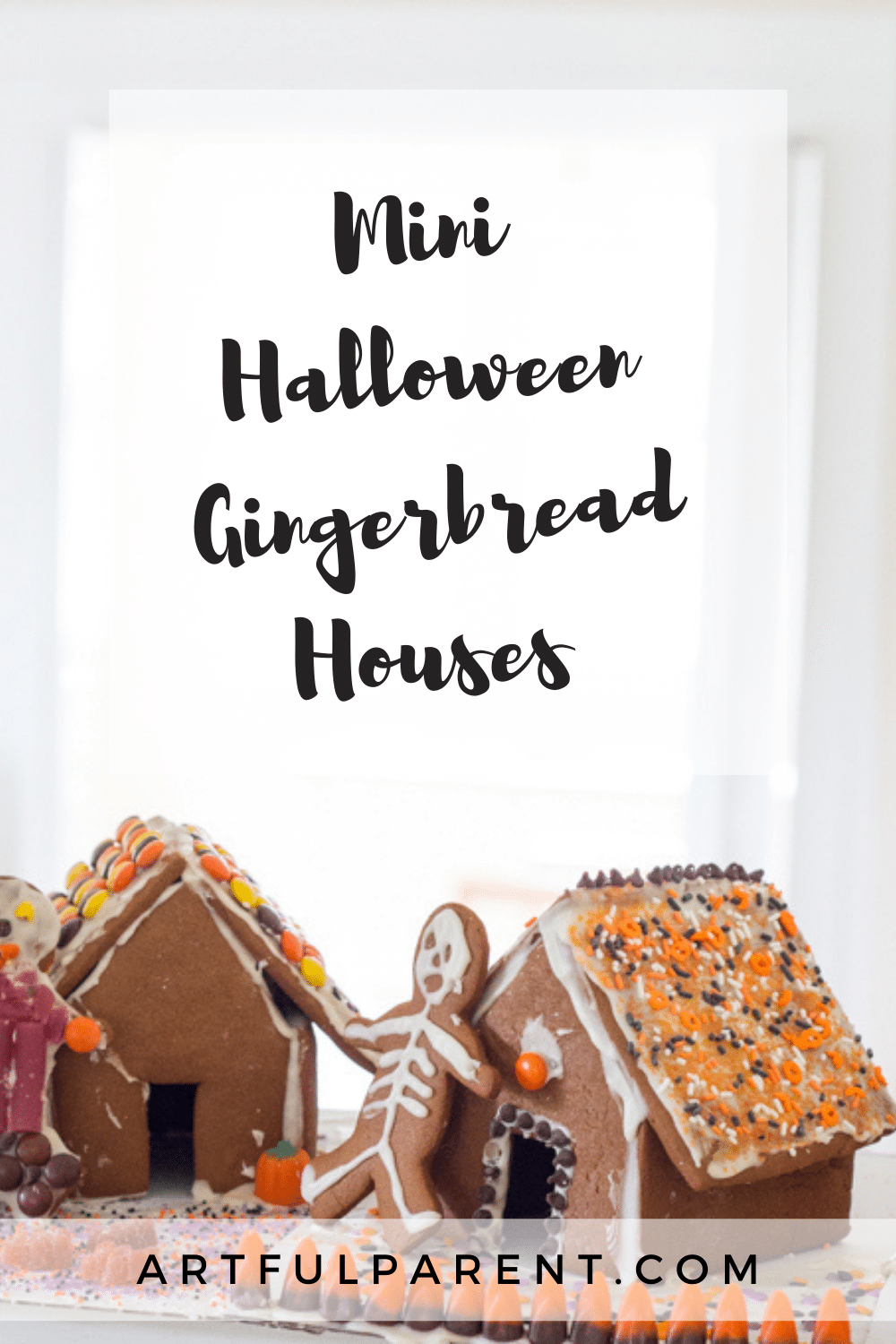 How to Make Mini Halloween Gingerbread Houses