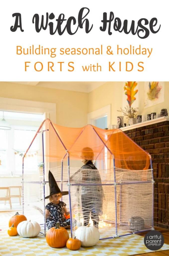 The Fort Magic Kit Witch House and Other Holiday Fort Ideas for Kids #toys #play #playroom #playmatters #kidsactivities