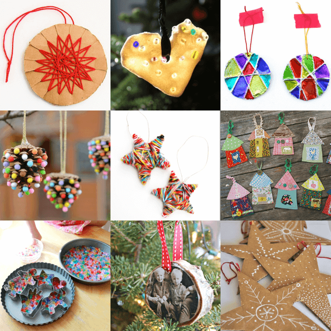 25 Homemade Christmas Ornaments The Whole Family Can Make