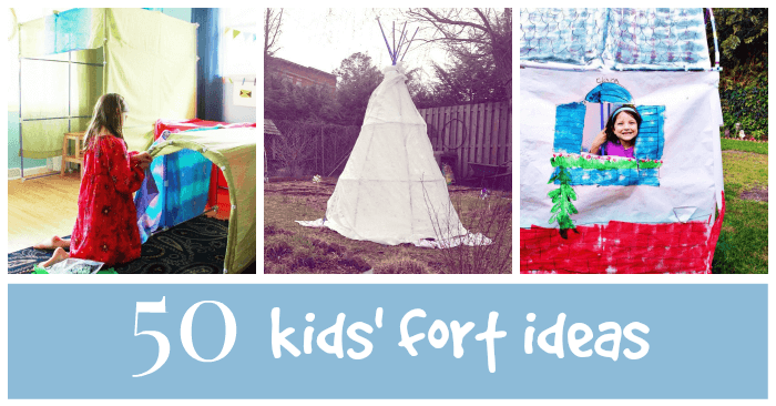 50 Kids Fort Ideas Using the Fort Magic Kit