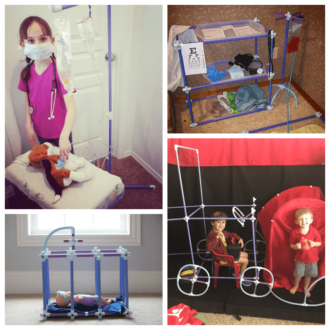 More Pretend Play Ideas with the Fort Magic Kit