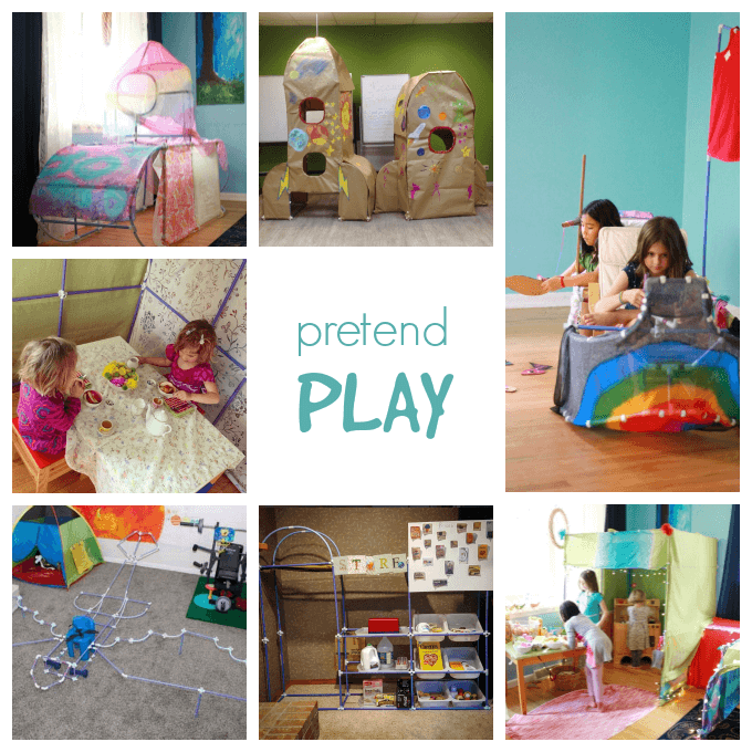 Pretend Play Ideas with the Fort Magic Kit