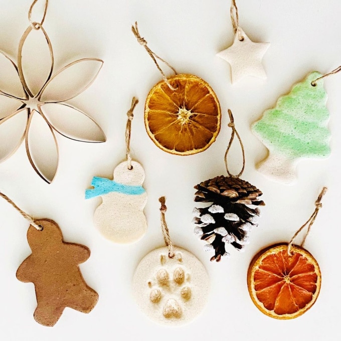21 Homemade Christmas Ornaments the Whole Family Can Make