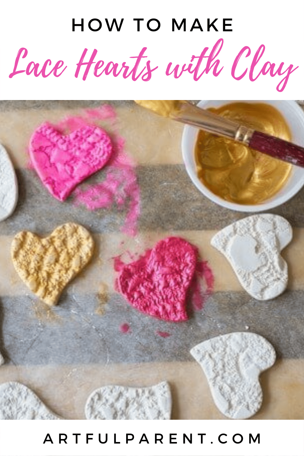 How to Make Clay Hearts with Air Dry Clay