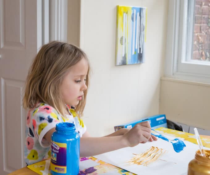 Instructions for Doing Scraper Art with Kids