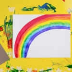 rainbow scraper art featured