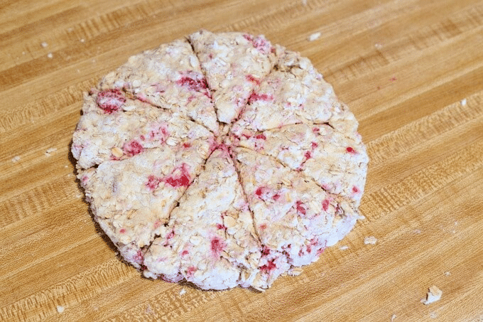 raspberry scone