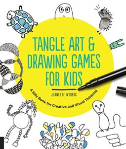 Tangle Art and Drawing Games for Kids Book Cover
