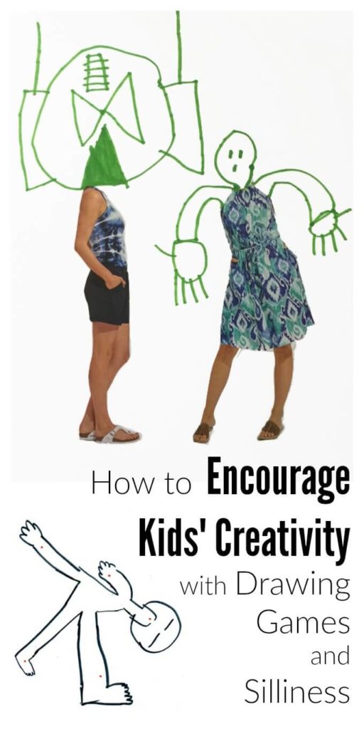 How to Encourage Kids Creativity with Drawing Games and Silliness