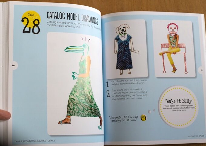Kids Art Book Interior Pages