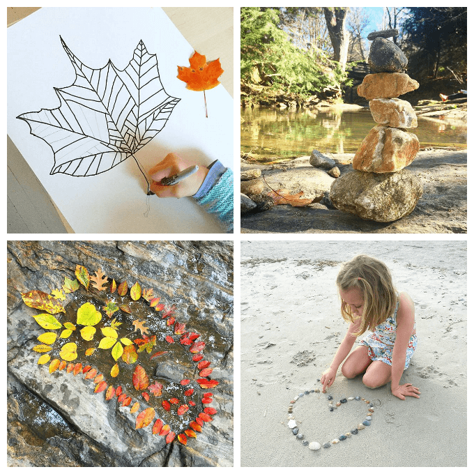 Nature Art for Kids - 33 Nature Art Activities for Children