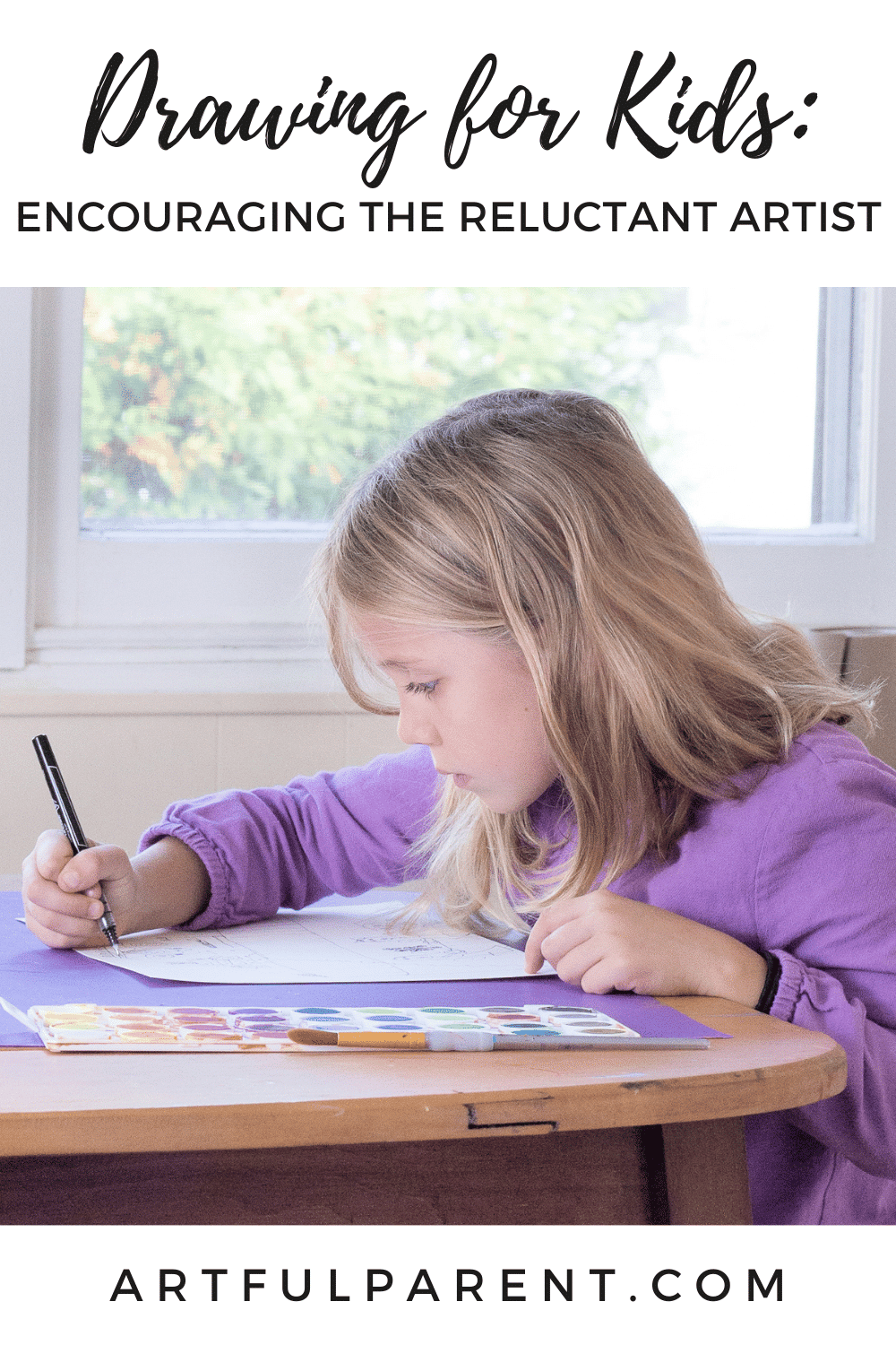 Drawing for Kids: Encouraging the Reluctant Artist