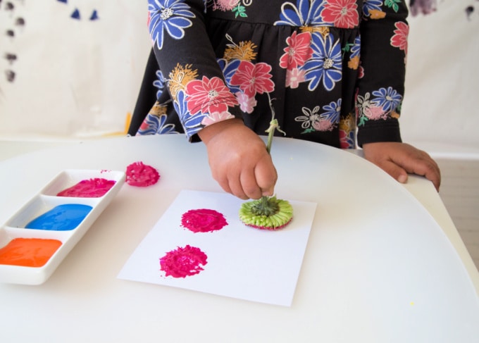 printing with flowers