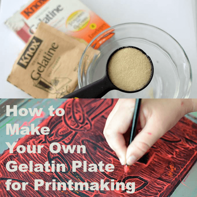How to Make Your Own Gelatin Plate for Printmaking