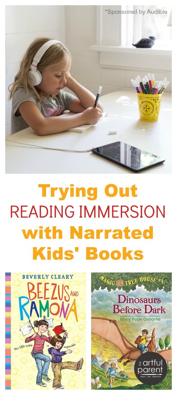 Trying Out Reading Immersion with Narrated Kids Books