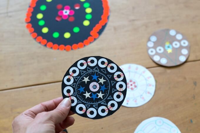 Sticker Mandala Art for Kids